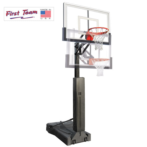 First Team OmniChamp Turbo Portable Basketball Hoop