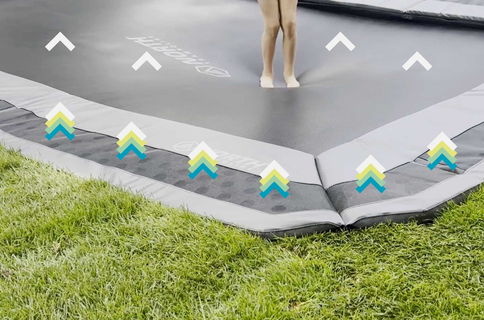 North In Ground Trampoline 14FT Round - Image 3