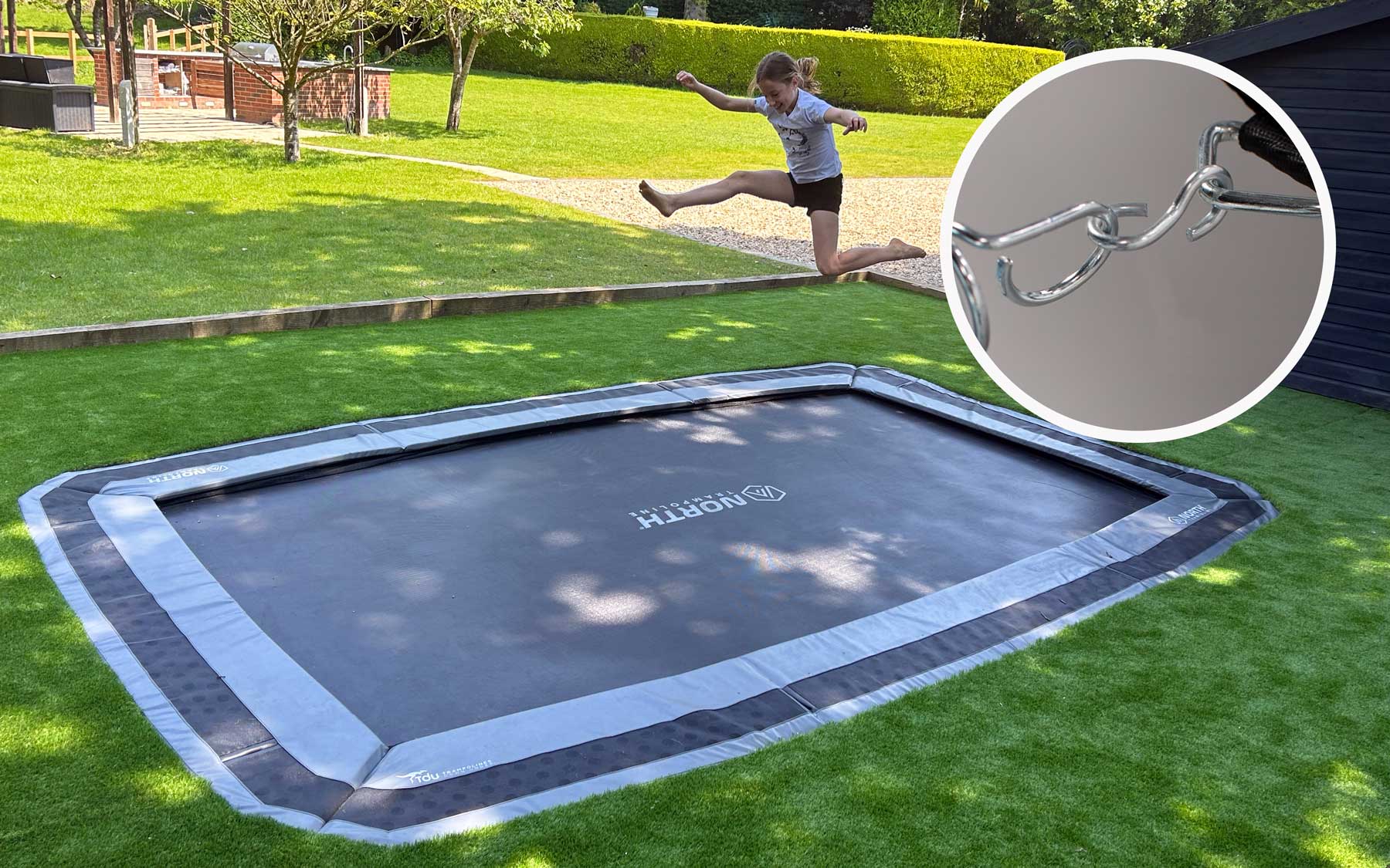 North In Ground Trampoline 14FT Round - Image 6