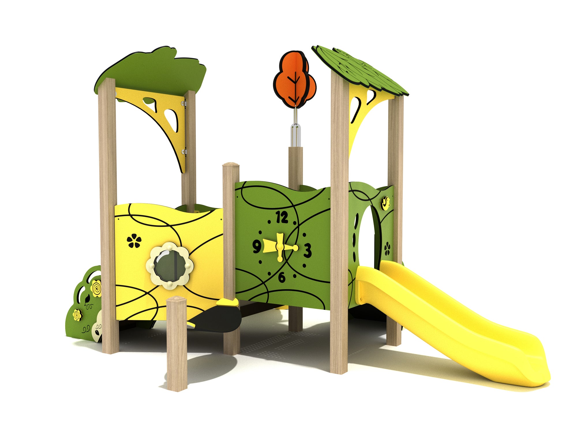 Playground Equipment Crimson Queen Canopy Mini Play Structure - Image 3