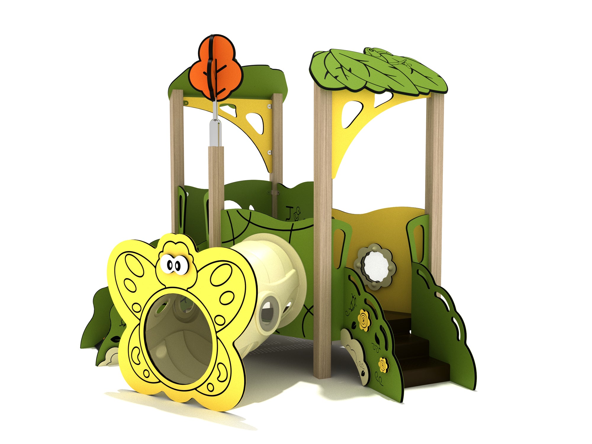 Playground Equipment Crimson Queen Canopy Mini Play Structure - Image 6