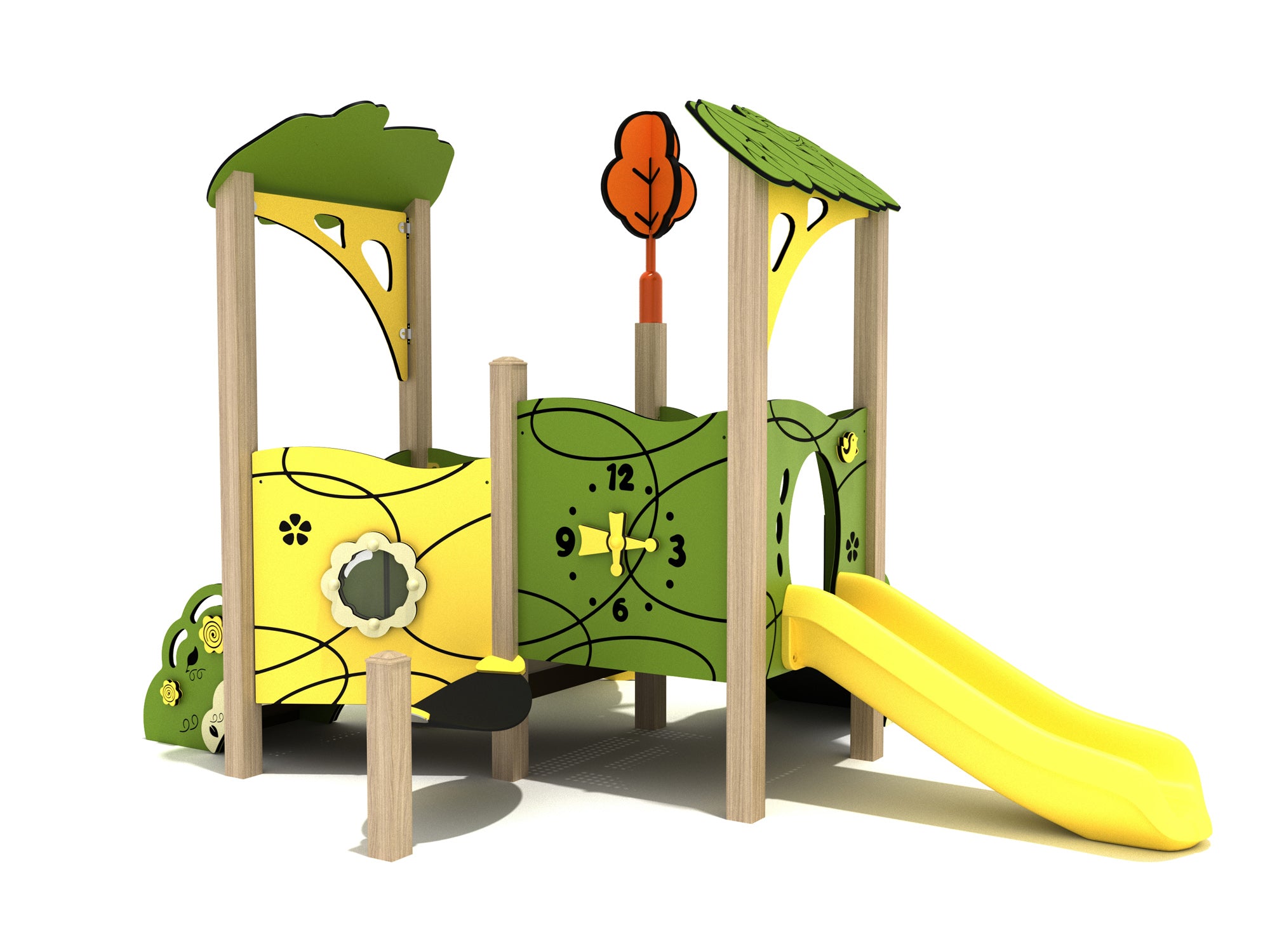 Playground Equipment Crimson Queen Canopy Mini Play Structure - Image 4