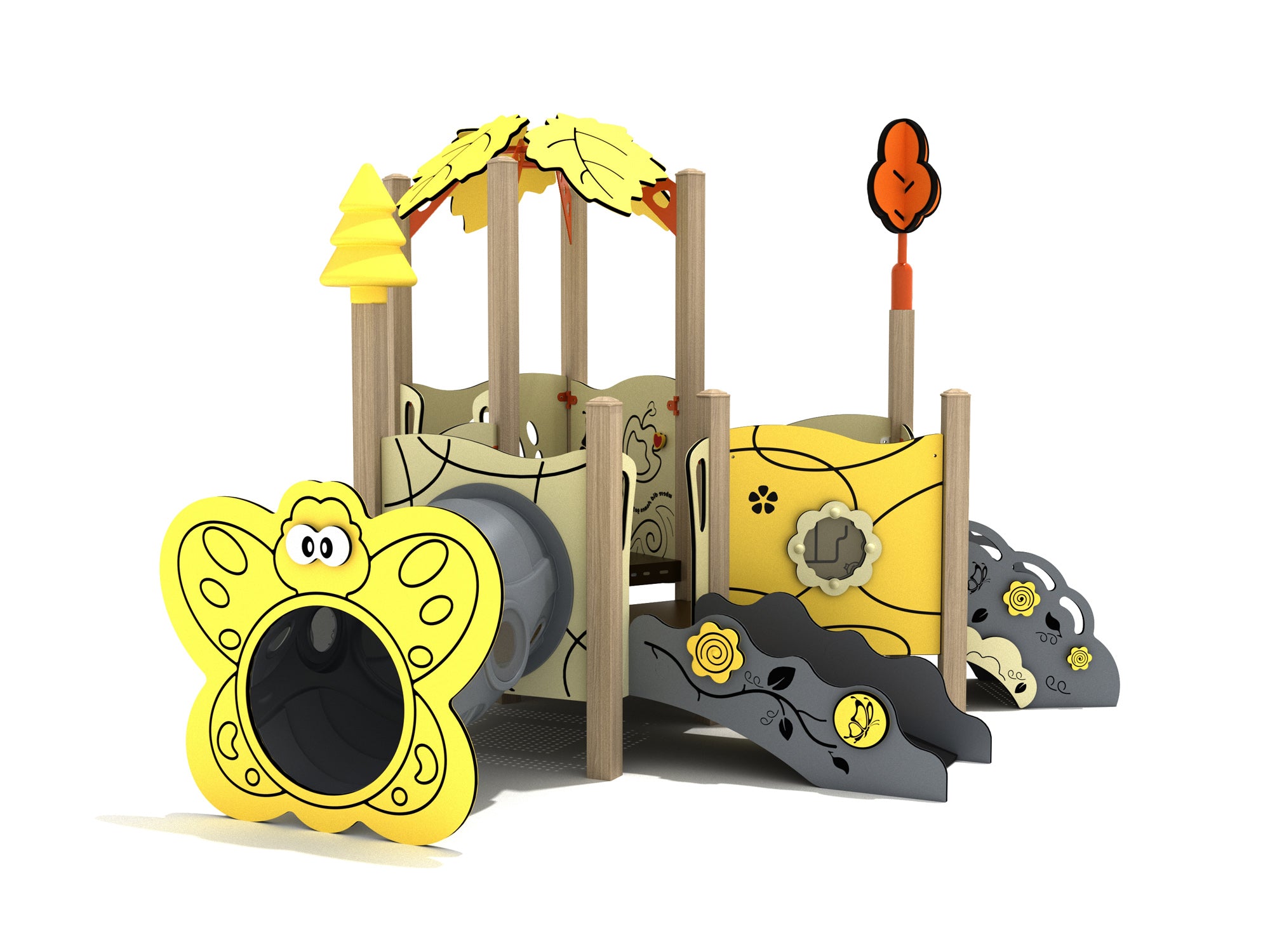 Playground Equipment Huckleberry Canopy Mini Play Structure