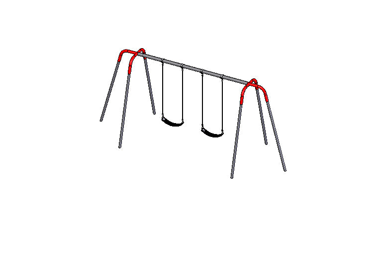 Sports Play 8FT H Heavy Duty Modern Tripod Swing