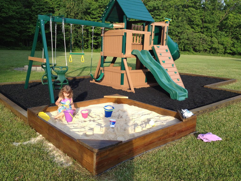 Playground Surfacing Rubber Mulch - Black (Dyed-Solid) - Image 2