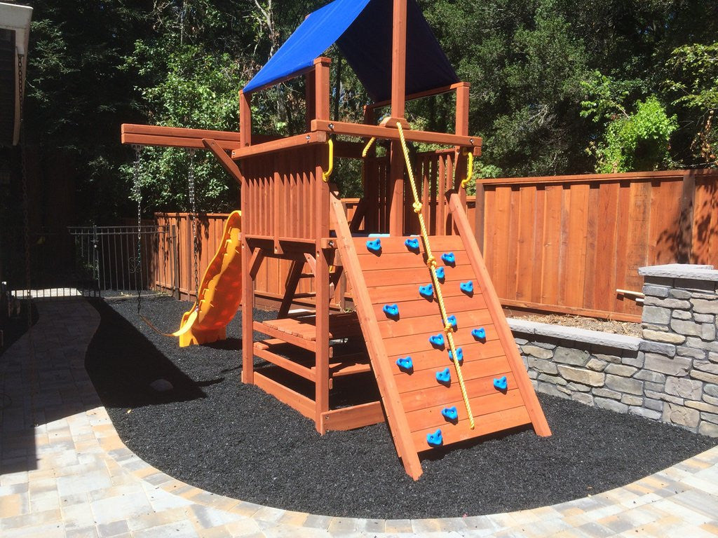 Playground Surfacing Rubber Mulch - Black (Dyed-Solid) - Image 4